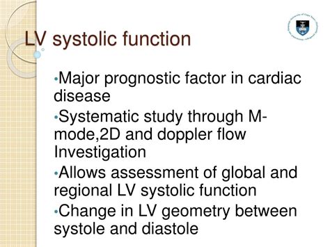 normal lv systolic function